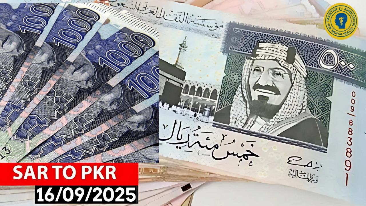 Check Saudi Riyal To Pakistani Rupees 16 September 2025 – 1 SAR How Much In PKR