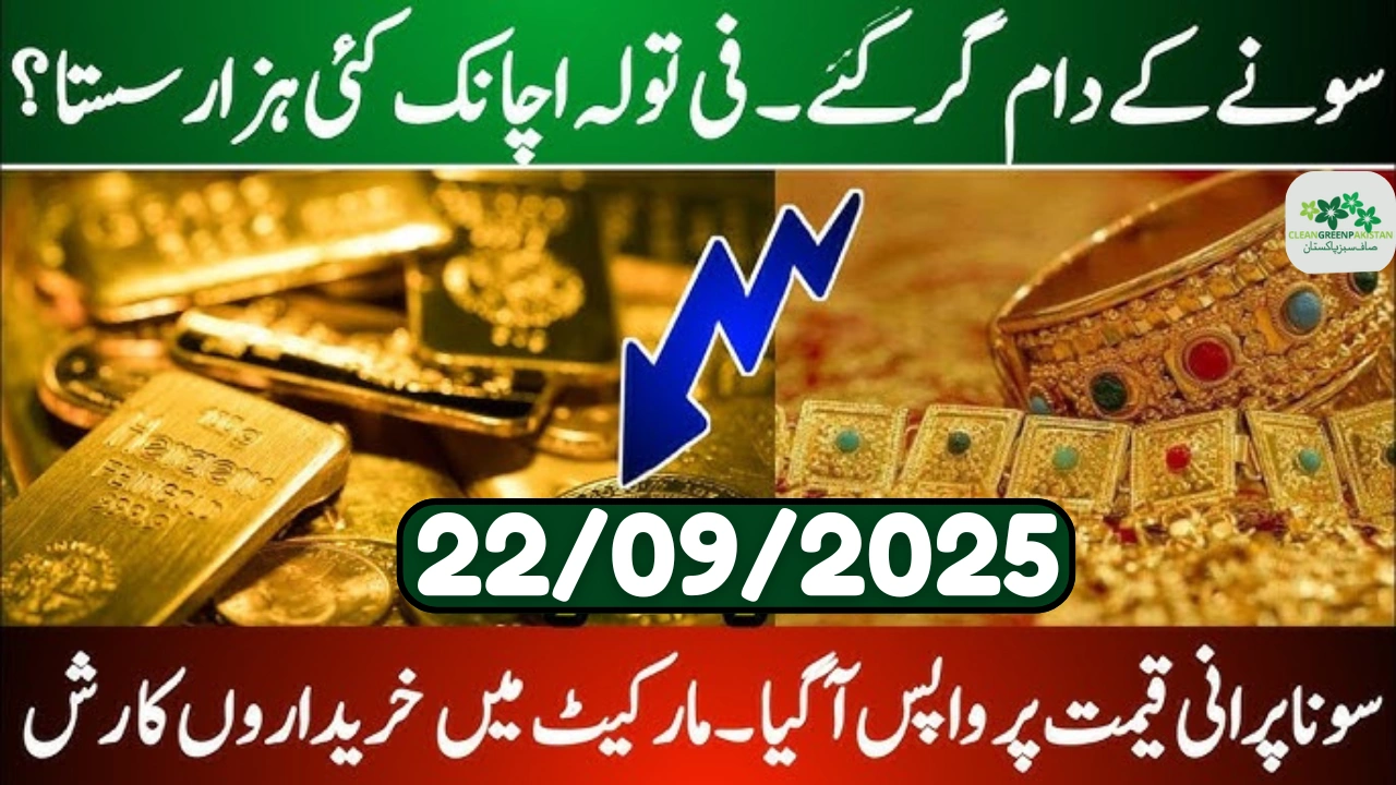 Gold Rates in Pakistan Today – 22 September 2025 Check Latest Update